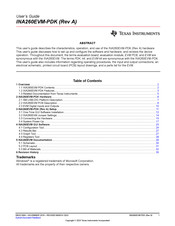 Texas Instruments INA260EVM-PDK Instruction Manual