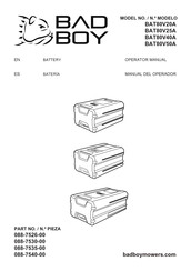 Bad Boy BAT80V40A Operator's Manual