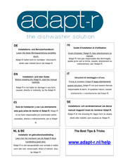 adapt-r 2.0 Basic Installation And User Manual