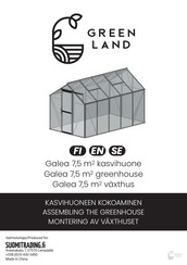 GREEN LAND Galea 7,5 m2 Manual