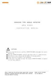 ALAT UJI APA-6500 Instruction Manual