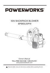 Power works BPB60L00PW Owner's Manual