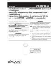 Portfolio LSSQR6B Installation Instructions Manual