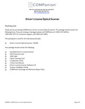 COMPANION V6450 Installation Manual