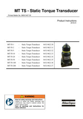 Atlas Copco MT TS 10 Product Instructions