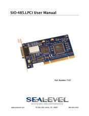Sealevel SIO-485.LPCI User Manual