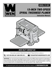 Wen PL1337 Instruction Manual