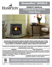 HAMPTON BAY Greenfire GC60-2 Owner's Manual