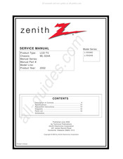 Zenith L15V26C Service Manual