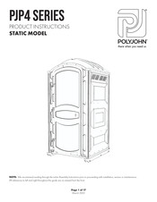 PolyJohn PJP4 Series Product Instructions