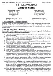 Gardenic OZ-040238 User Manual