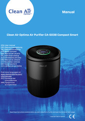 Clean Air Optima Compact Smart CA-503B User Manual