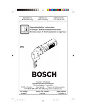 Bosch 1534 Manuals ManualsLib