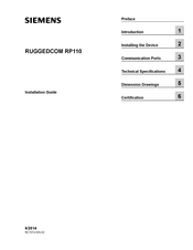 Siemens RUGGEDCOM RP110 Installation Manual