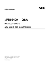 NEC mPD98409 Q&A