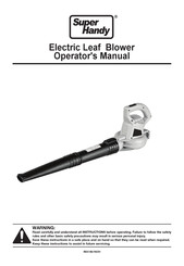 Super Handy GUT078 Operator's Manual