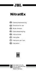 JBL NitratEx Directions For Use Manual