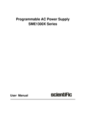 Scientific SME1310X User Manual