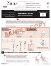 Spectrum Brands Pfister Weller LG42-WR0 Quick Installation Manual