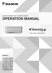 Daikin FTXJ50T2VMAK Operation Manual