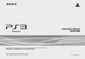 Sony PS3 CECH-2107B Instruction Manual