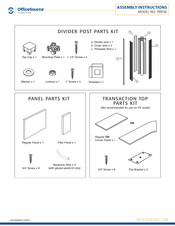 Officesource PBP36 Assembly Instructions