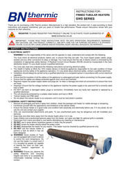 Bn Thermic SWD Series Instructions