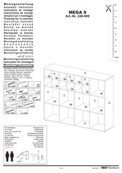Fmd Furniture MEGA 9 248-009 Assembly Instruction Manual