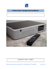PS Audio Perfect Wave Transport Service Manual