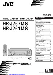 JVC HR-J267MS Instructions Manual