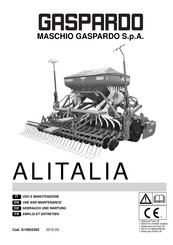Gaspardo ALITALIA 300 Use And Maintenance