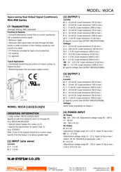 M-system Mini-MW Series Manual