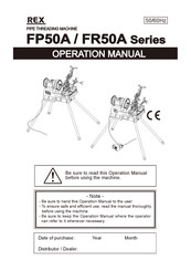 REX FR50A Series Operation Manual
