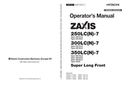 Hitachi ZAXIS 300LC-7 Operator's Manual