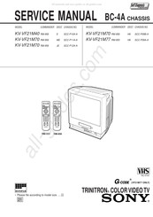 Sony TRINITRON KV-VF21M40 Service Manual