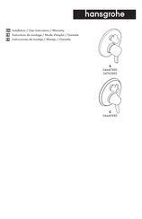 Hans Grohe C 04449 0 Series Installation/User Instructions/Warranty
