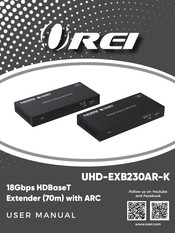 REI UHD-EXB230AR-K User Manual
