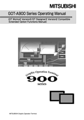 Mitsubishi G0T-A900 Series Operating Manual