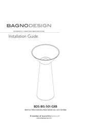 Sanipex BAGNODESIGN BDS-BIS-501-GXB Installation Manual