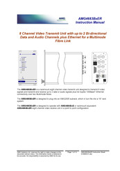 AMG AMG4683B ER Series Instruction Manual