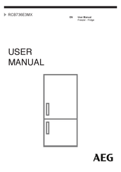 AEG RCB736E3MX User Manual