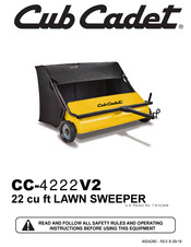 Cub Cadet CC-4222V2 Operating Instructions Manual