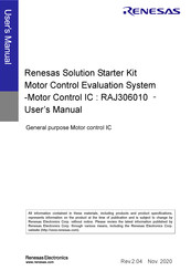 Renesas RTK0EML2C0S01020BJ User Manual