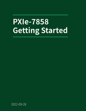 National Instruments PXIe-7858R Getting Started