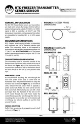 Aci RTD Freezer Series Instructions Manual