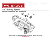 Waterous VPO Priming System Installation, Operation And Maintenance Manual