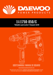 Daewoo DAID750C User Manual