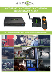 Antrica SpotBox4K ANT-37100 Quick Start Manual