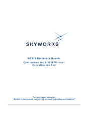 Skyworks Si5338 Reference Manual