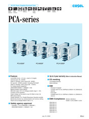 Cosel PCA Series Assembling And Installation Instructions